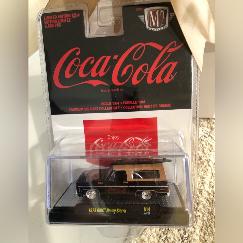Coca-Cola Black and Tan Diecast Model
